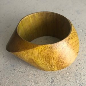 Rustic Yellow Arm Bangle